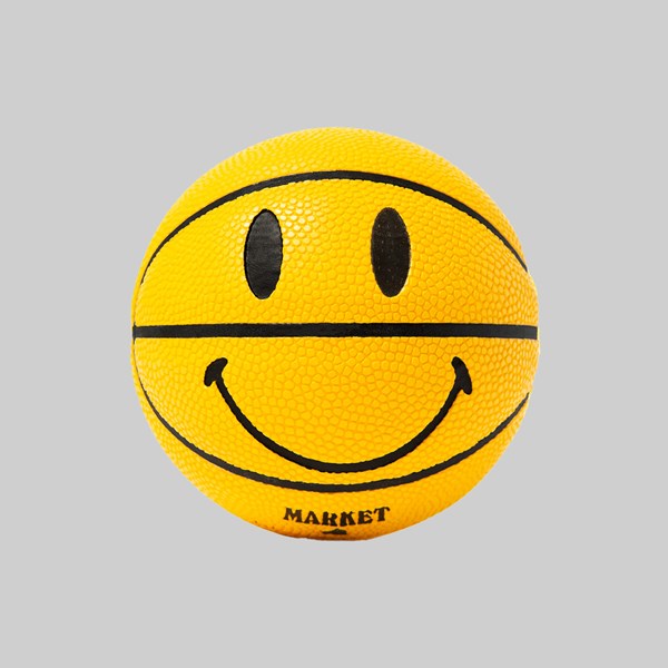 MARKET SMILEY MINI BASKETBALL YELLOW 